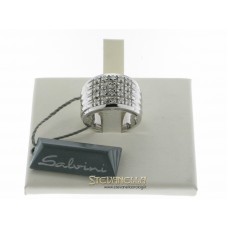 Salvini anello fascia in oro bianco con diamanti ct.0,60 ref. 80058018